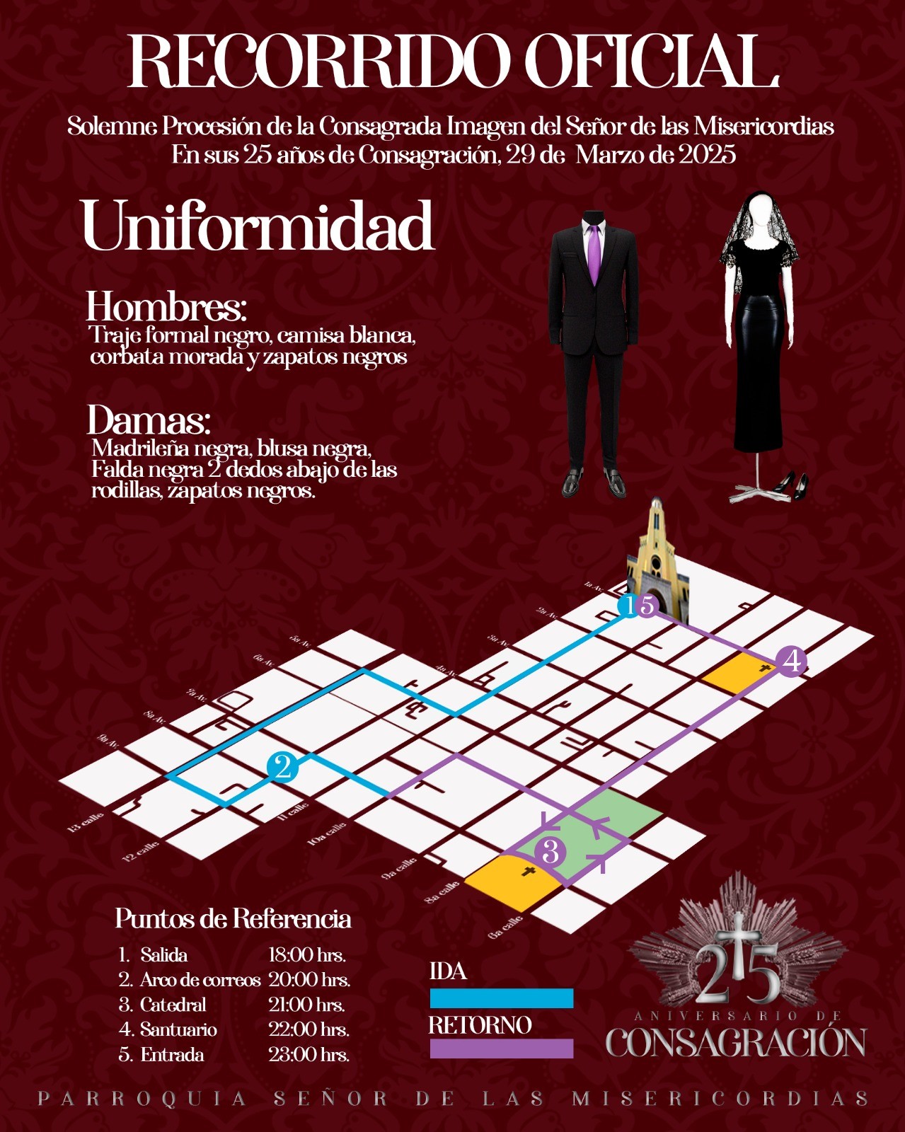 Bodas de Plata - Cristo de las Misericordias - Cuarto Sábado de Cuaresma - 29 de marzo de 2025