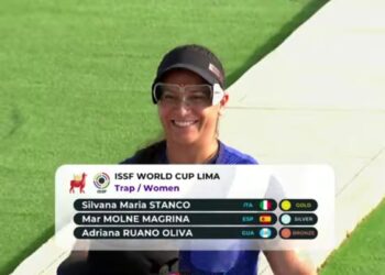 Adriana Ruano bronce Copa del Mundo Tiro Lima 2025