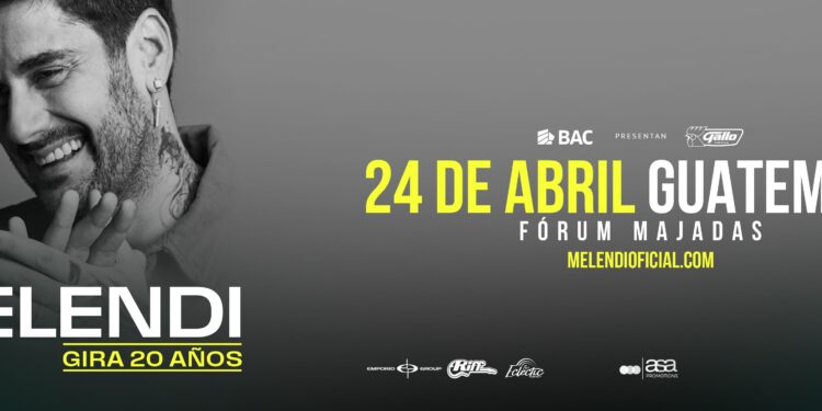 Concierto de Melendi en Guatemala 2025