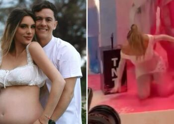 Lele Pons sufre doble caída en la revelación del sexo de su bebé