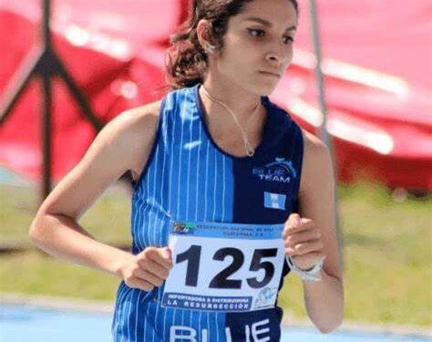 Viviana Aroche récord 10000 metros Blueteam